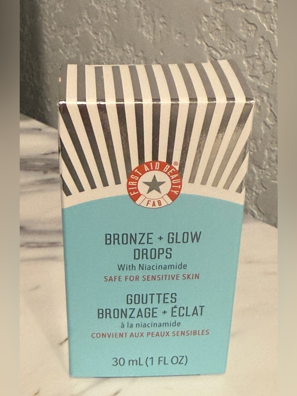 First Aid Beauty Bronze + Glow Drops Niacinamide 30ml NIB Radiant Bronzing - Picture 5 of 8